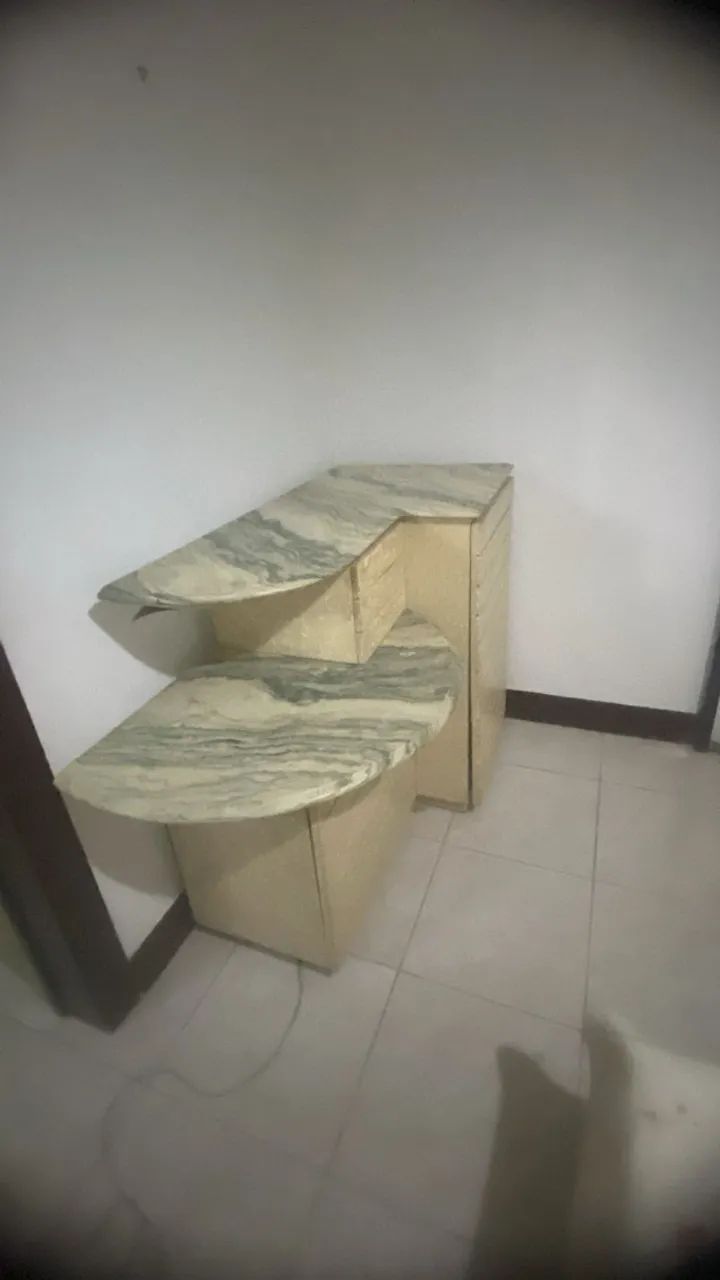 Conjunto de Moveis Quarto, cama com estante cabeceira e mesa de canto - Foto 5