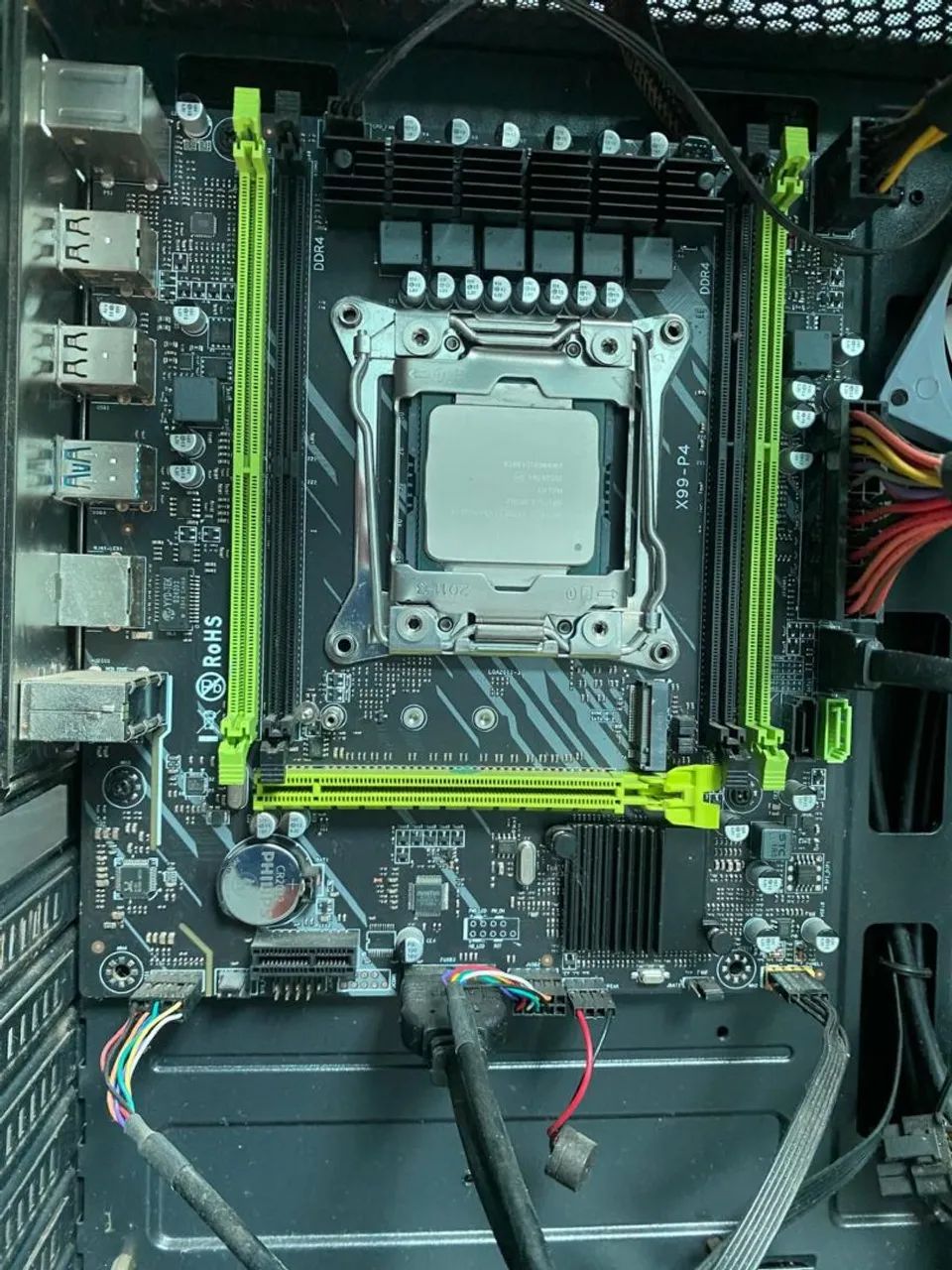 Placa mãe e processador X99 E E5-2650V3