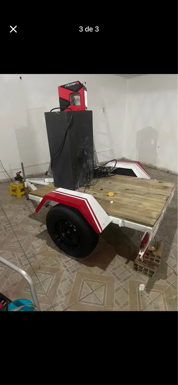 Carrocinha 1 eixo  - Foto 2