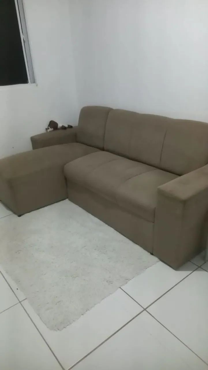 Sofá junto com puff  - Foto 2