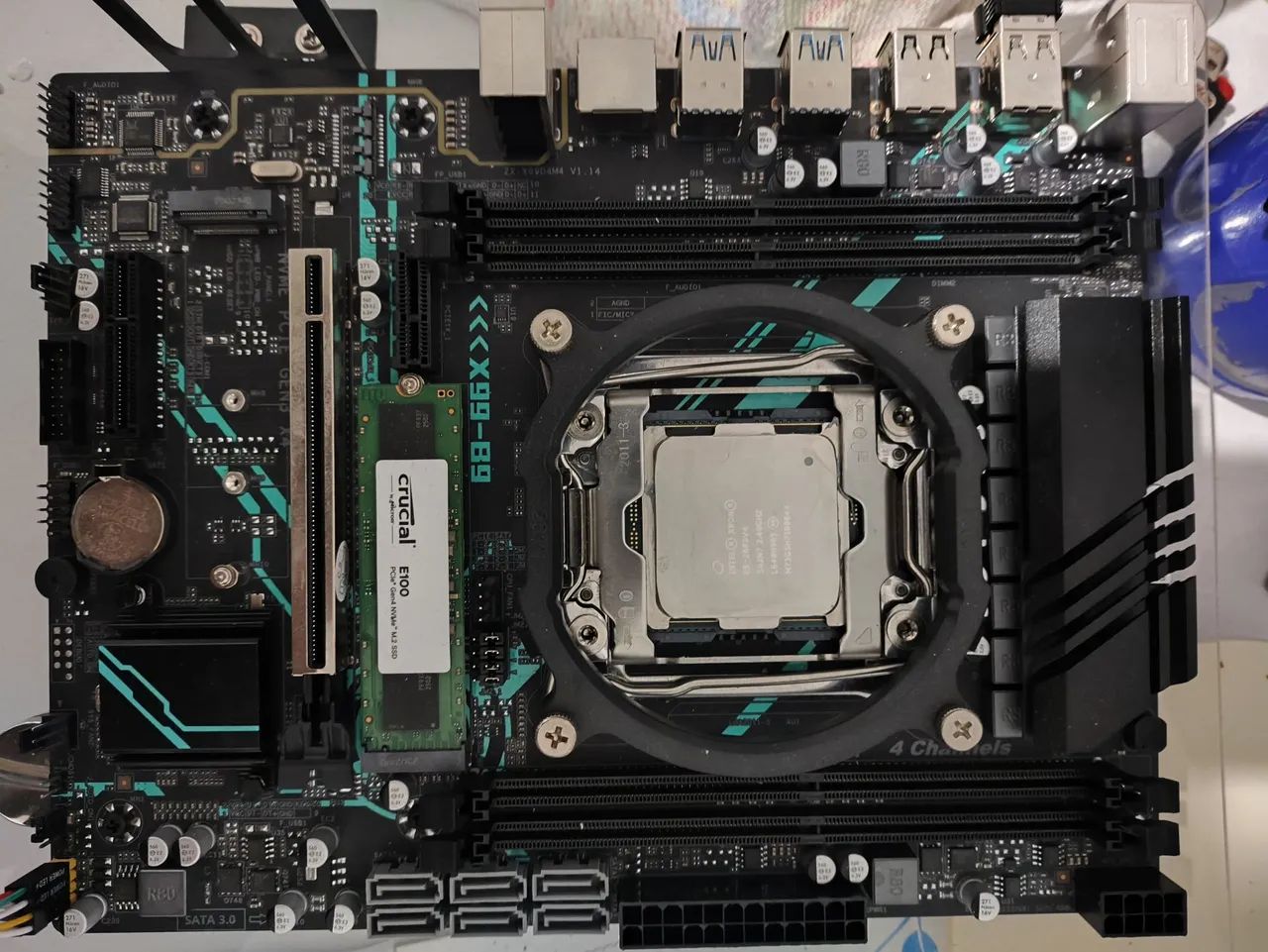 Kit Placa-mãe X99-B9 + Intel Xeon E5-2680 V4