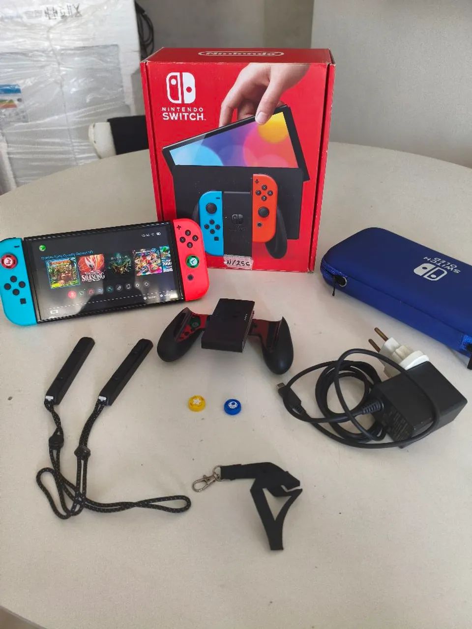 Nintendo Switch OLED - DESBLOQUEADO 256gb - Foto 2
