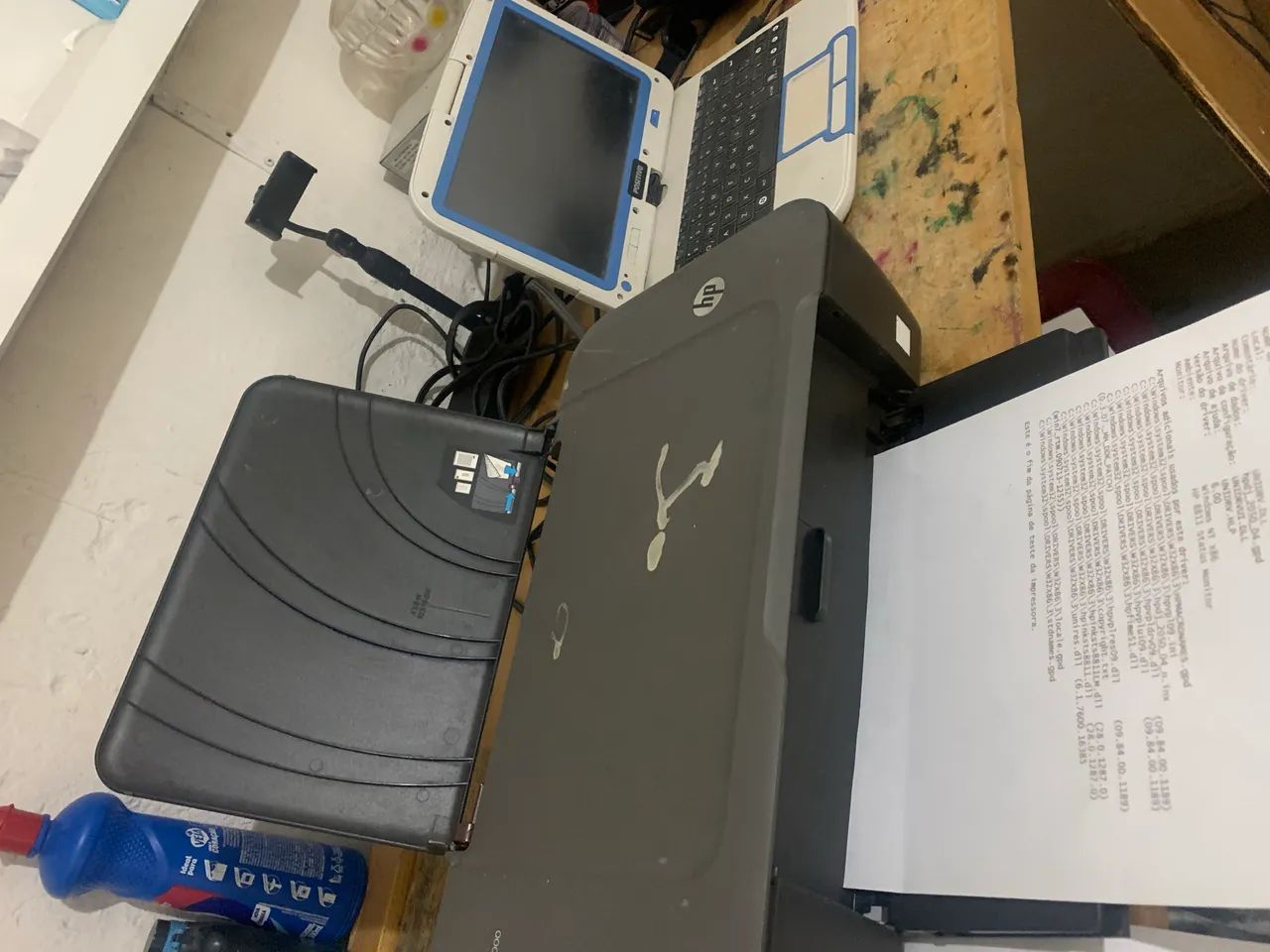 Impressora HP 1000 apenas com cartucho Color pronta pra usar - Foto 2
