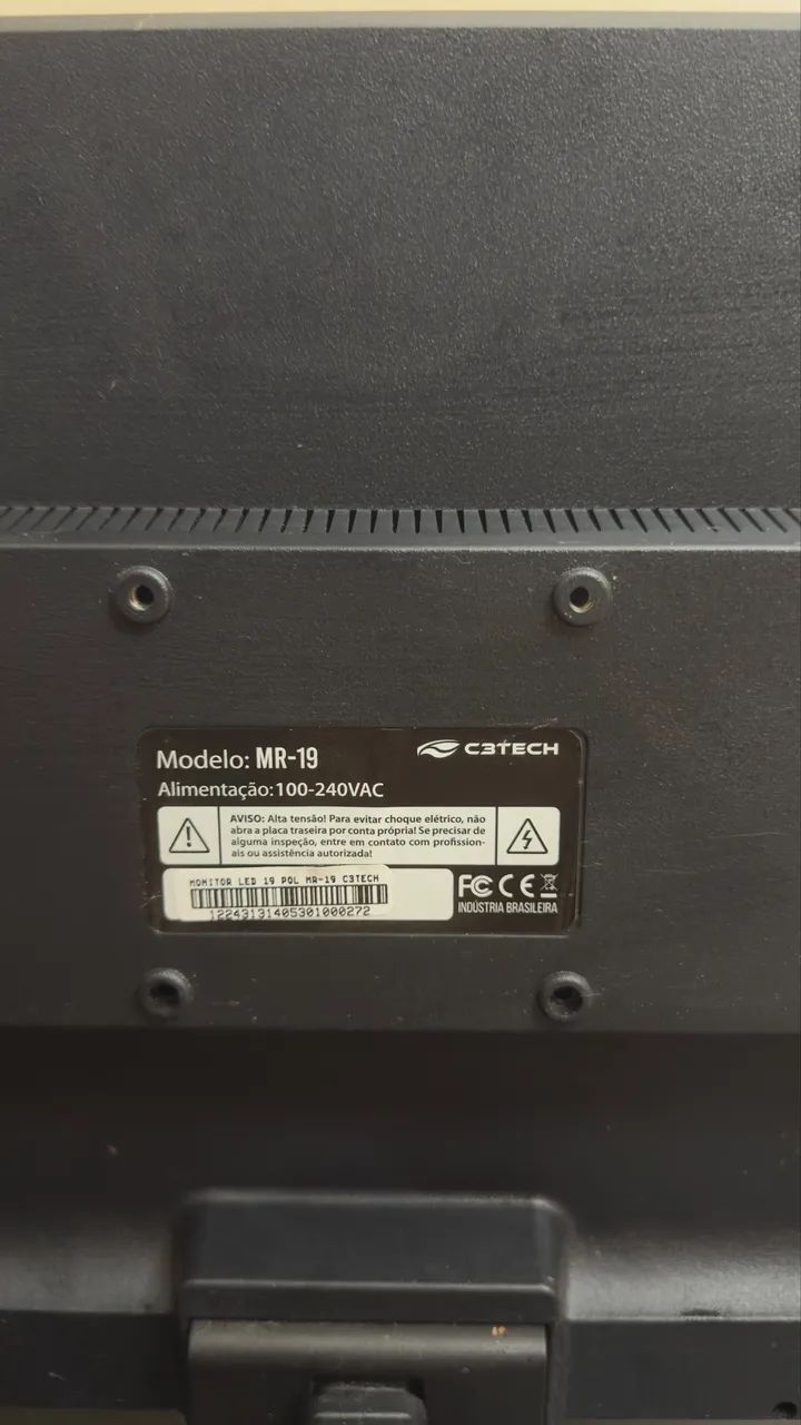 Monitor Led C3TECH MR-19 - 19? - Seminovo - Foto 3