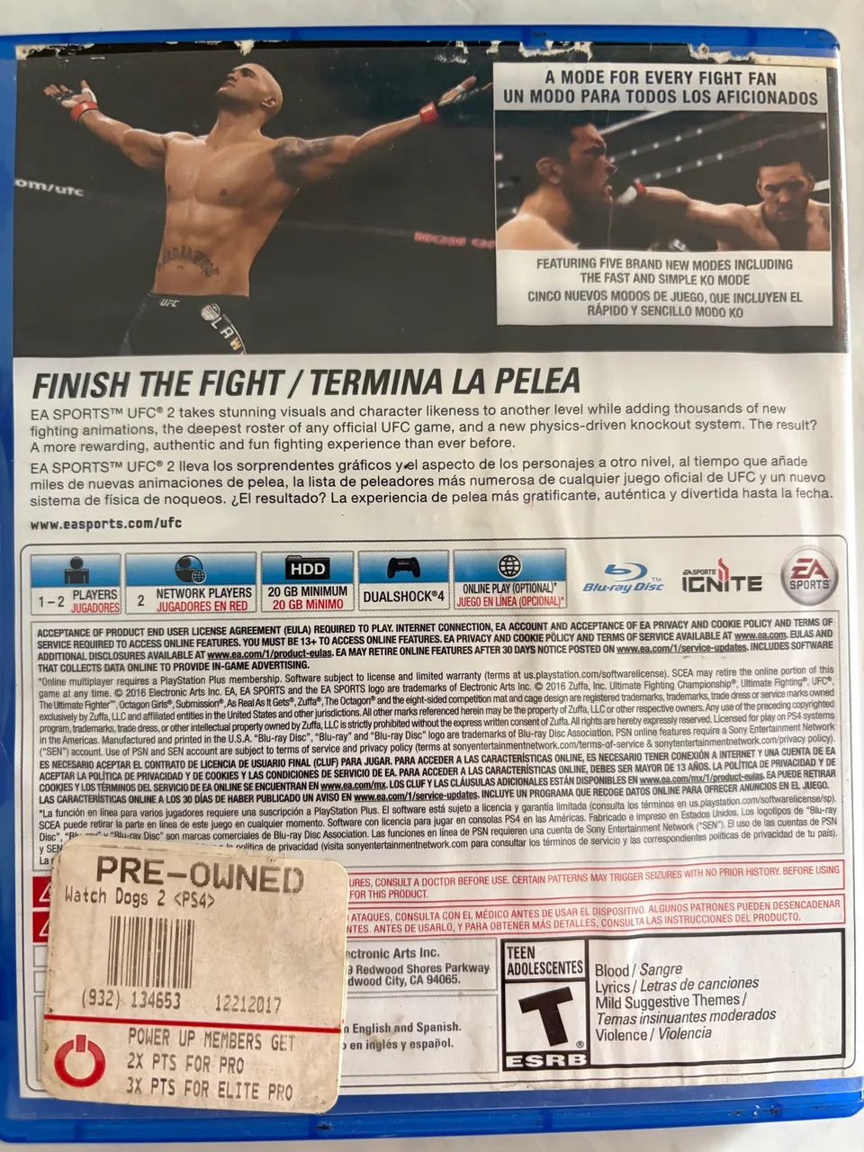 UFC 2 ps4  - Foto 2
