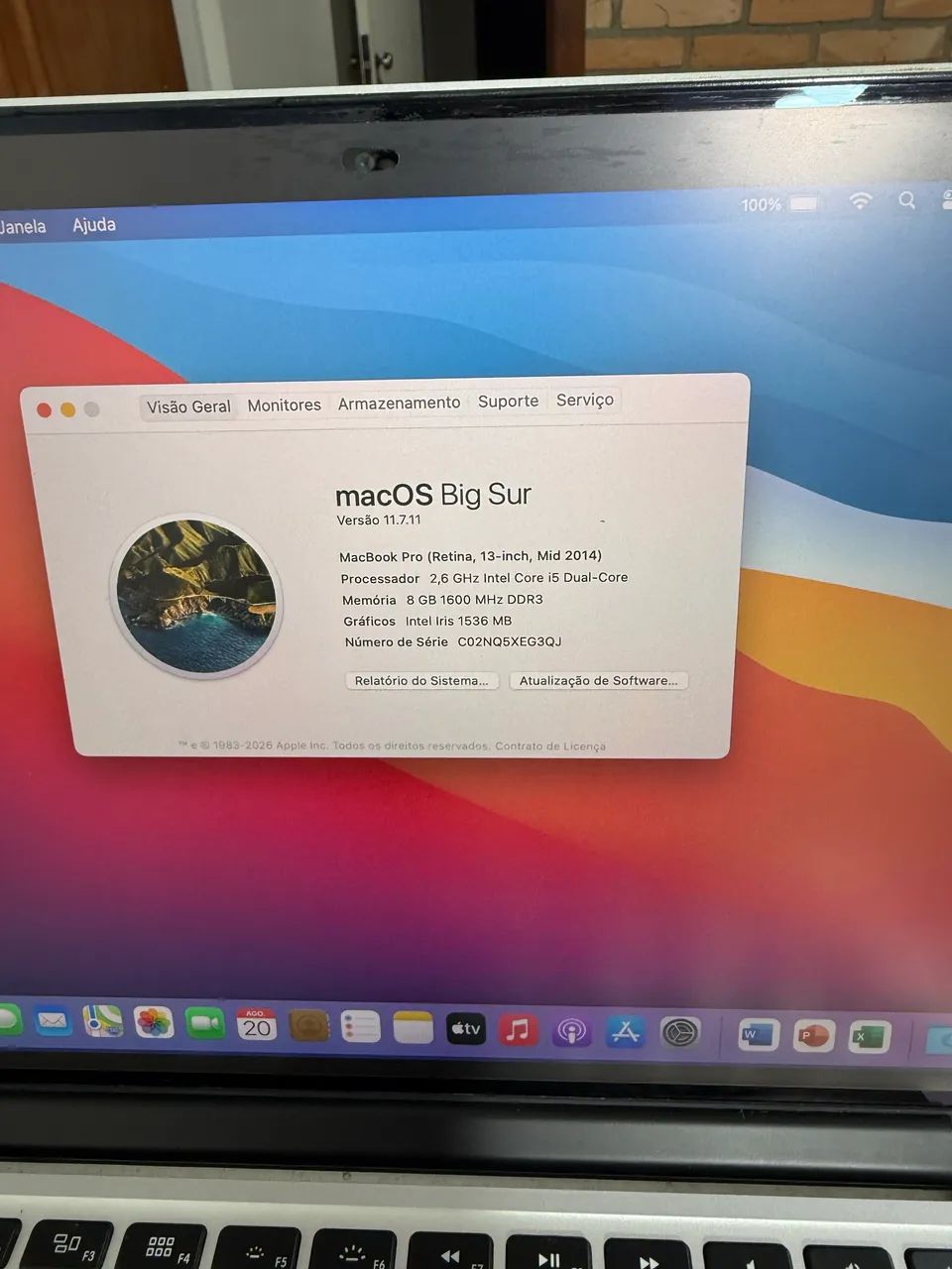 Macbook pro 2014 big sur - Notebooks - Asa Sul, Brasília