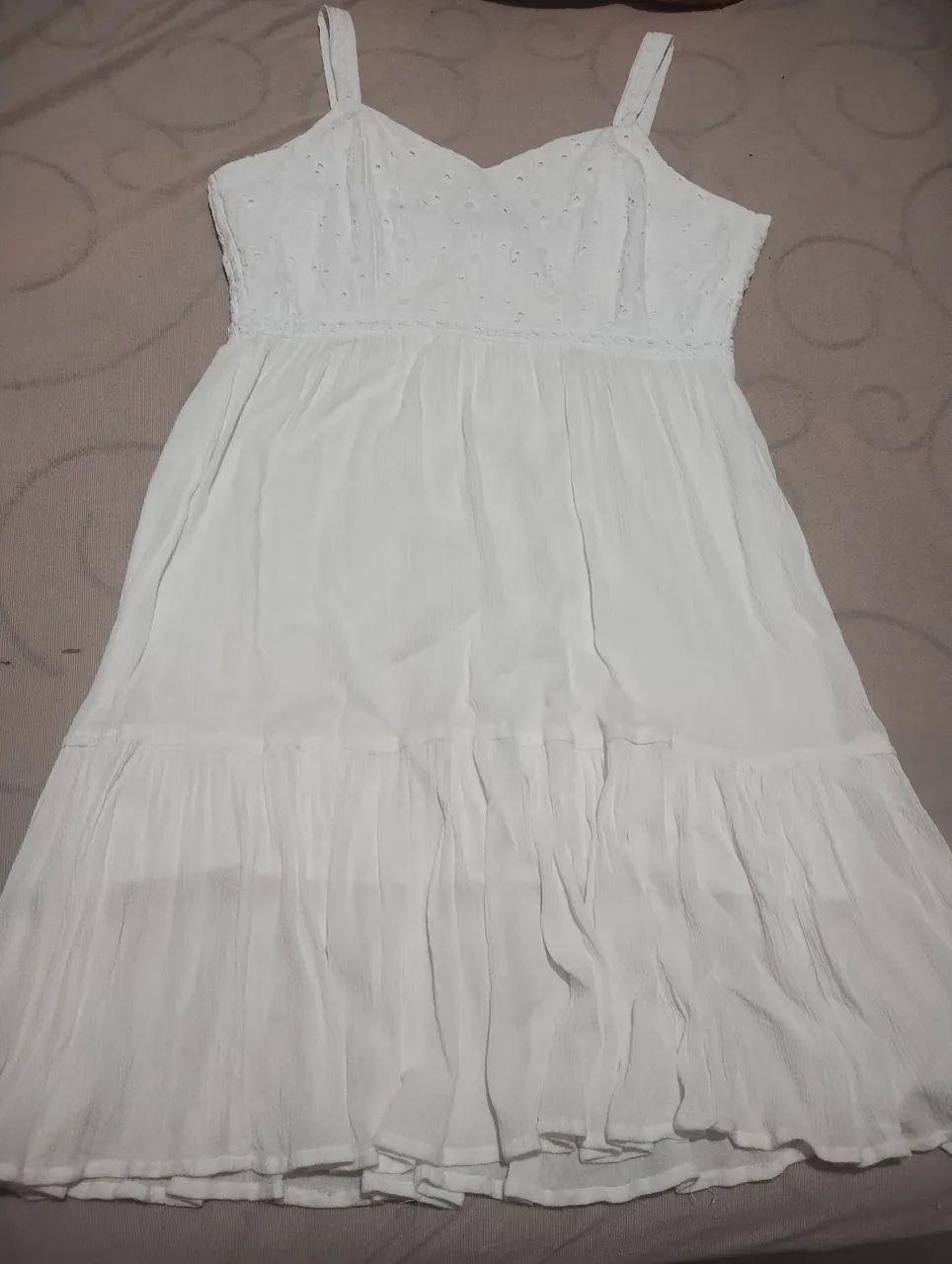 Vestido branco soltinho 