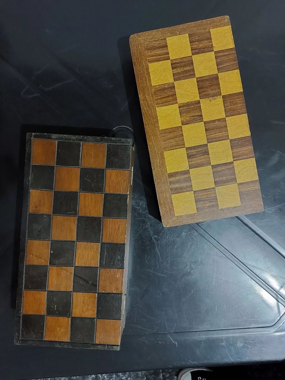 2 conjuntos de tabuleiro de xadrez (1 deles veio da Bolivia) - Foto 4