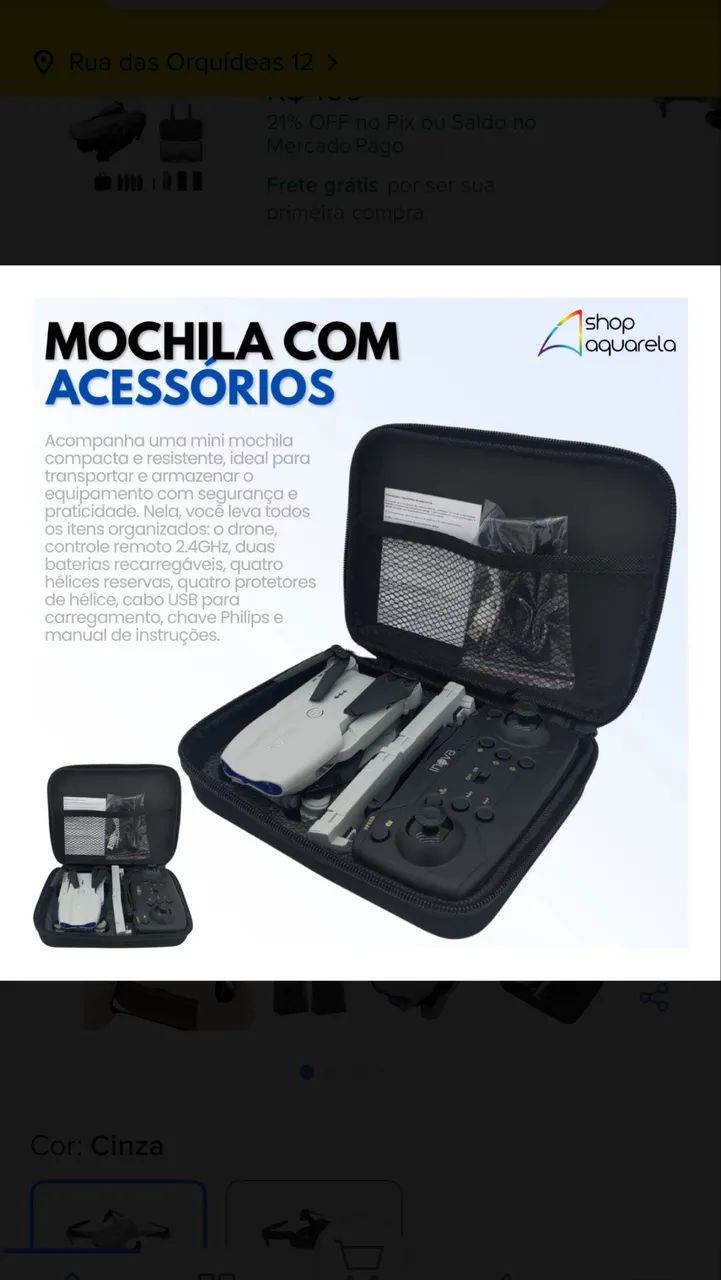  Drone Profissional WRJ12620. - Foto 5