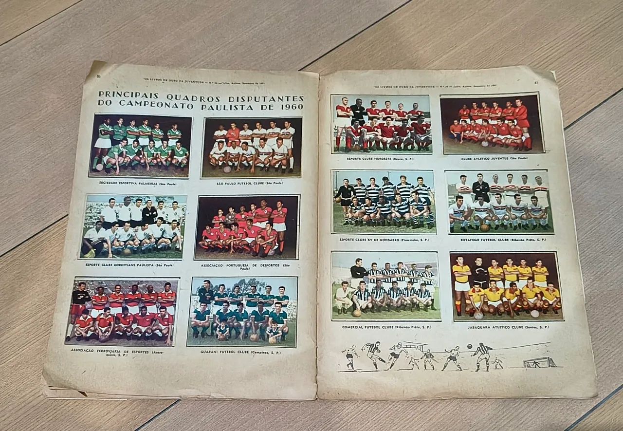 Campeões do Futebol 1961 (Ed. Vecchi) - 100% COMPLETO - Foto 6
