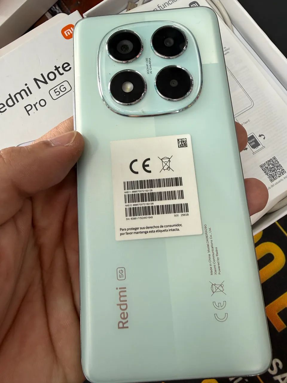 Note 14 pro5g 256 gigas