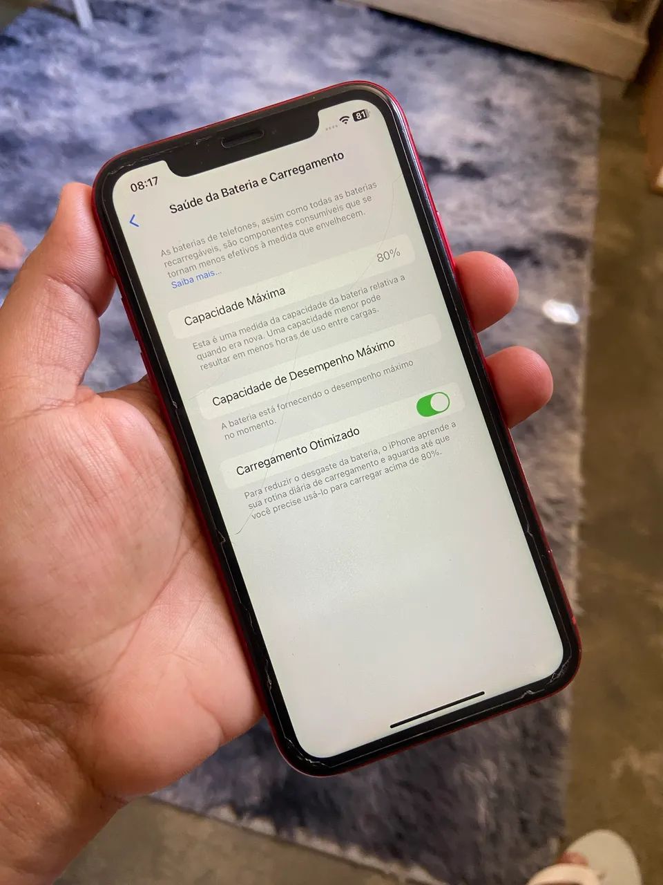 iPhone XR vermelho todo original  - Foto 4