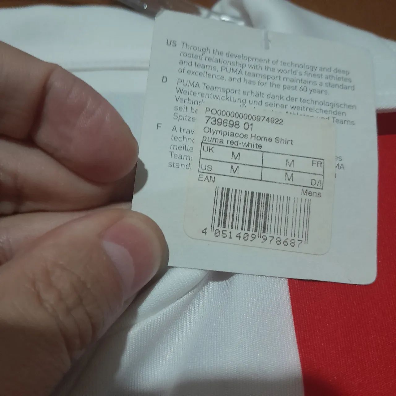 Camisa olimpiacos M - Foto 4