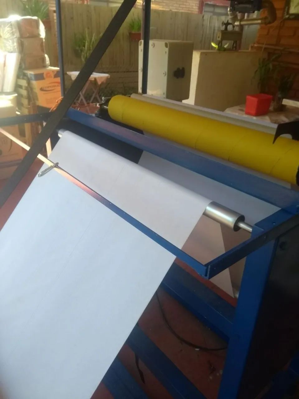 Papel lençol Rebobinadeira