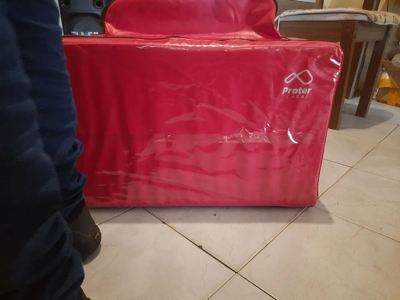 Mochila  isot  pizza 75 lts vm vermelha  - Foto 2