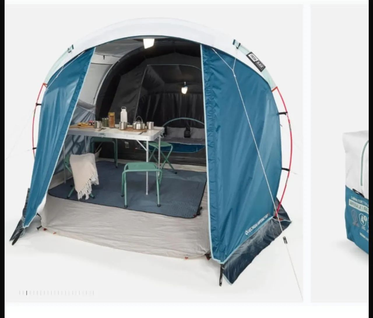 Barraca de camping quechua 4 pessoas 
