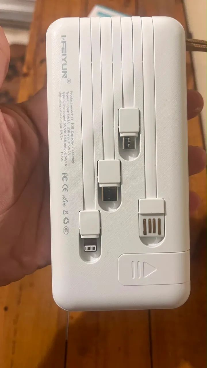 Bateria portátil com placa solar 20000MAH - Foto 3