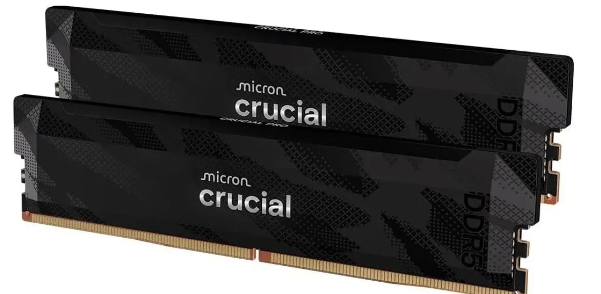 新品未開封Crucial DDR5 Pro 32GB Memória RAM DDR5 Crucial Pro 32GB 2x16 6400mhz CL 32 ( nova