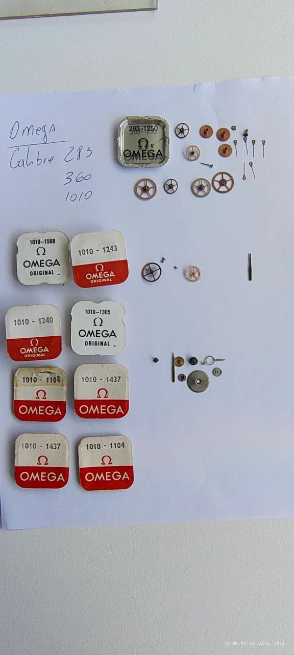 Peças Relógio Omega (diversos calibres) - Foto 3