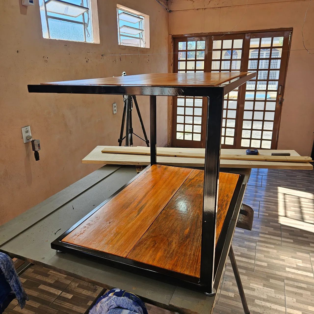Mesa De Centro Estilo Industrial 