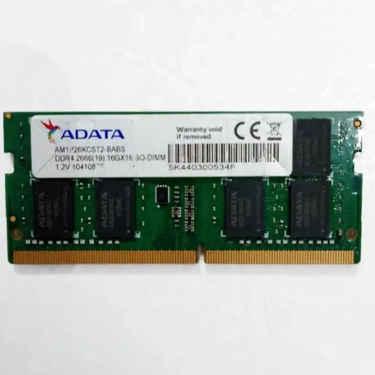 Memória AData 16Gb DDR4 2666 Notebook
