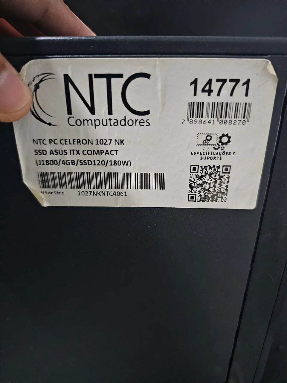 Mini Pc Intel Celeron + 4gb + SSD 120