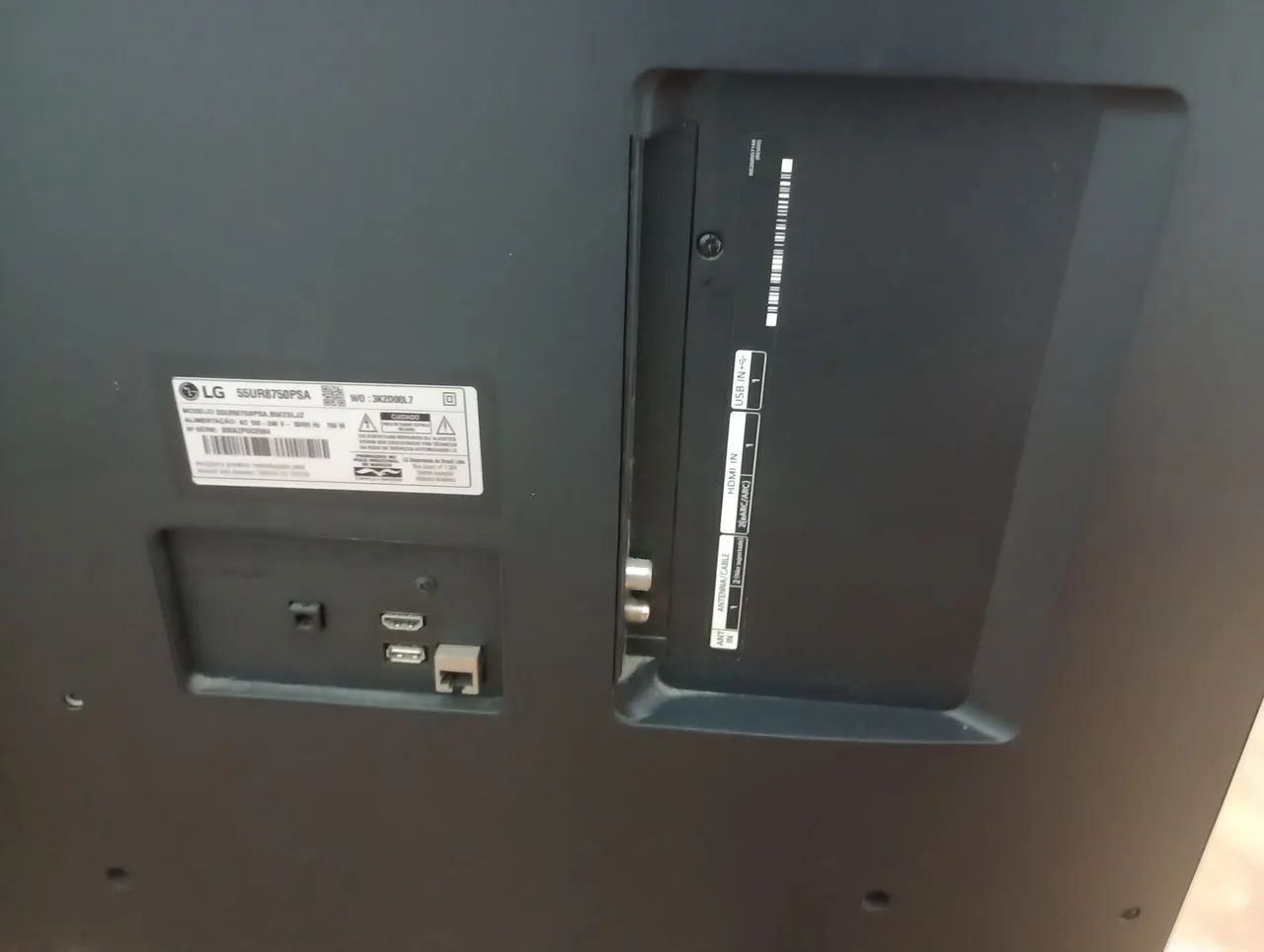 Tv LG 55 polegadas uhd al thinq com defeito  - Foto 3