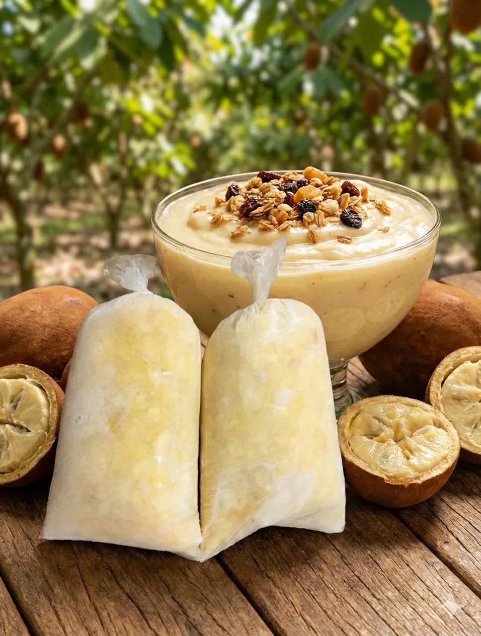 Polpa de Cupuaçu 100% - Pura cortada na tesoura - R$ 10,00/kg (Atacado)