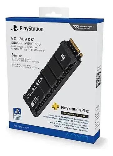 Ssd 8tb WD Black compatível PS5 PlayStation 