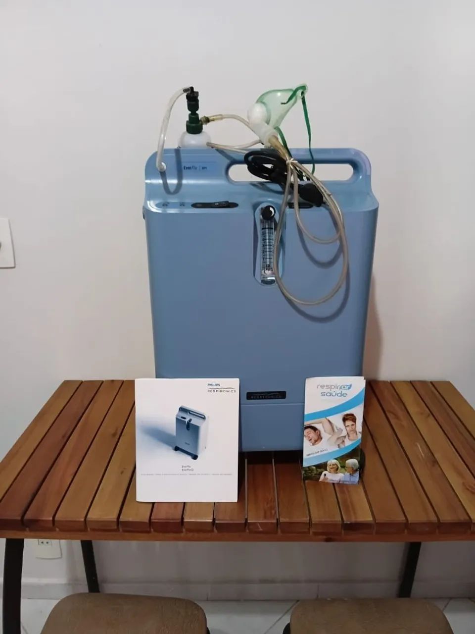 Concentrador de Oxigênio Philips EverFlo 5 LPM 110V + Acessórios