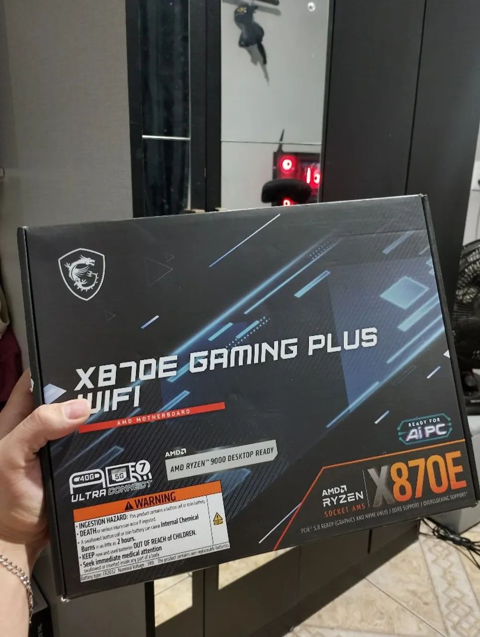 Placa mãe X870e MSI Gaming