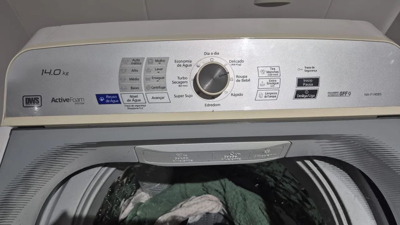 Máquina de lavar Panasonic 14 kl estado de nova