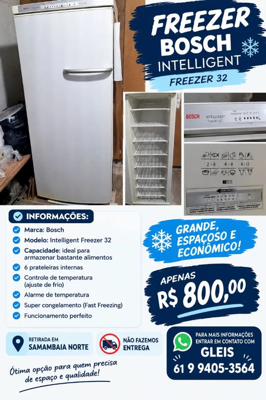 Freezer usado