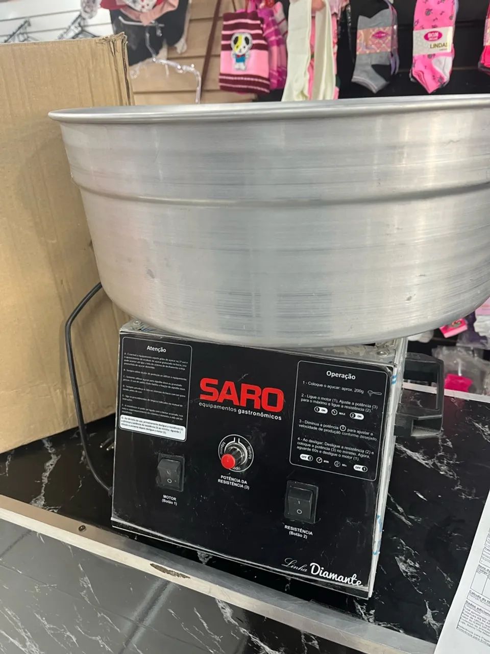 Máquina de algodão doce proficional Saro - Foto 2