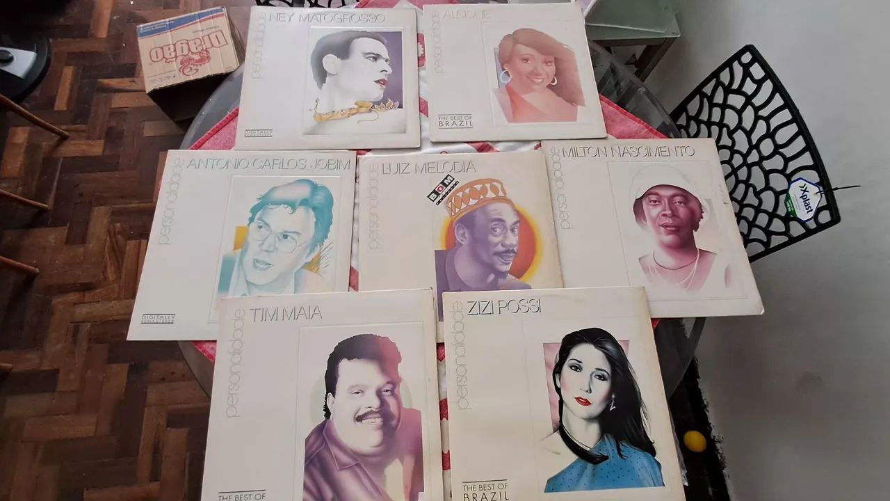 Vinil Coleção Personalidade Brasil.
