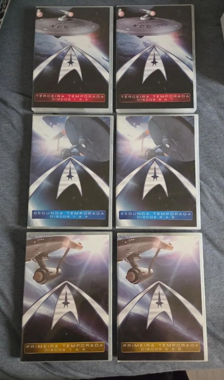 Star Trek Série Original DVD Box Lata