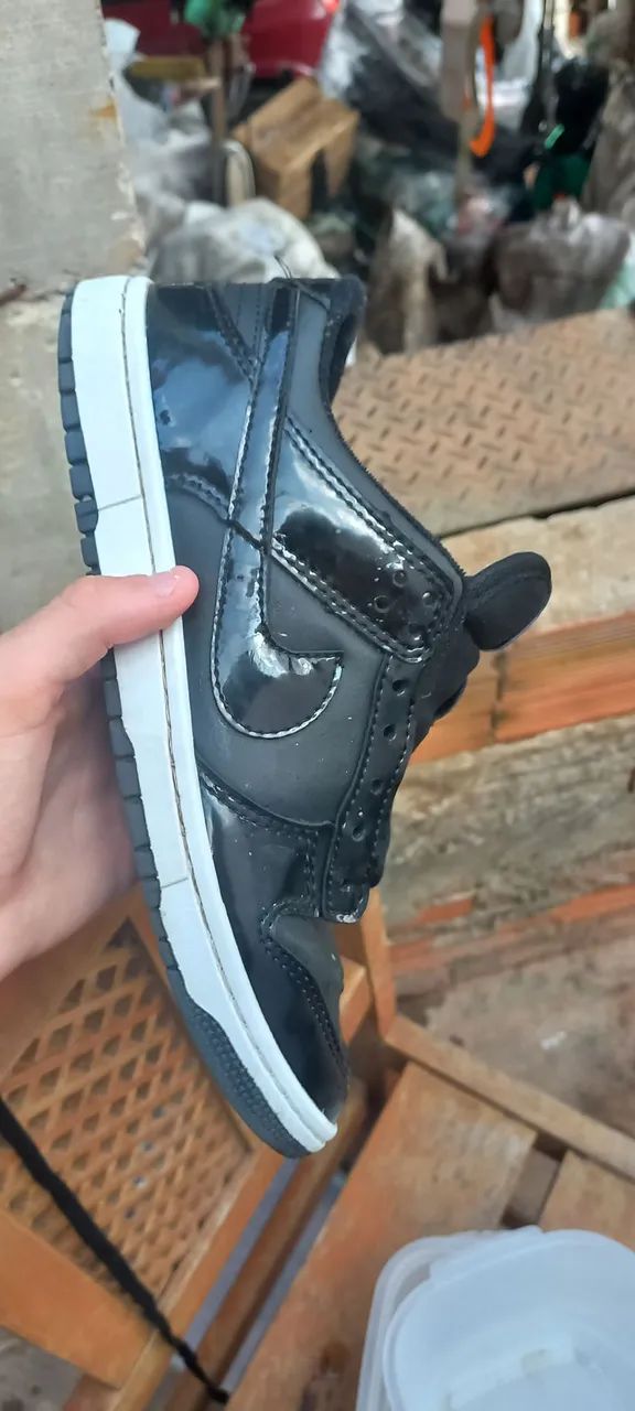 Tênis preto e branco estilo Dunk ? 39/40