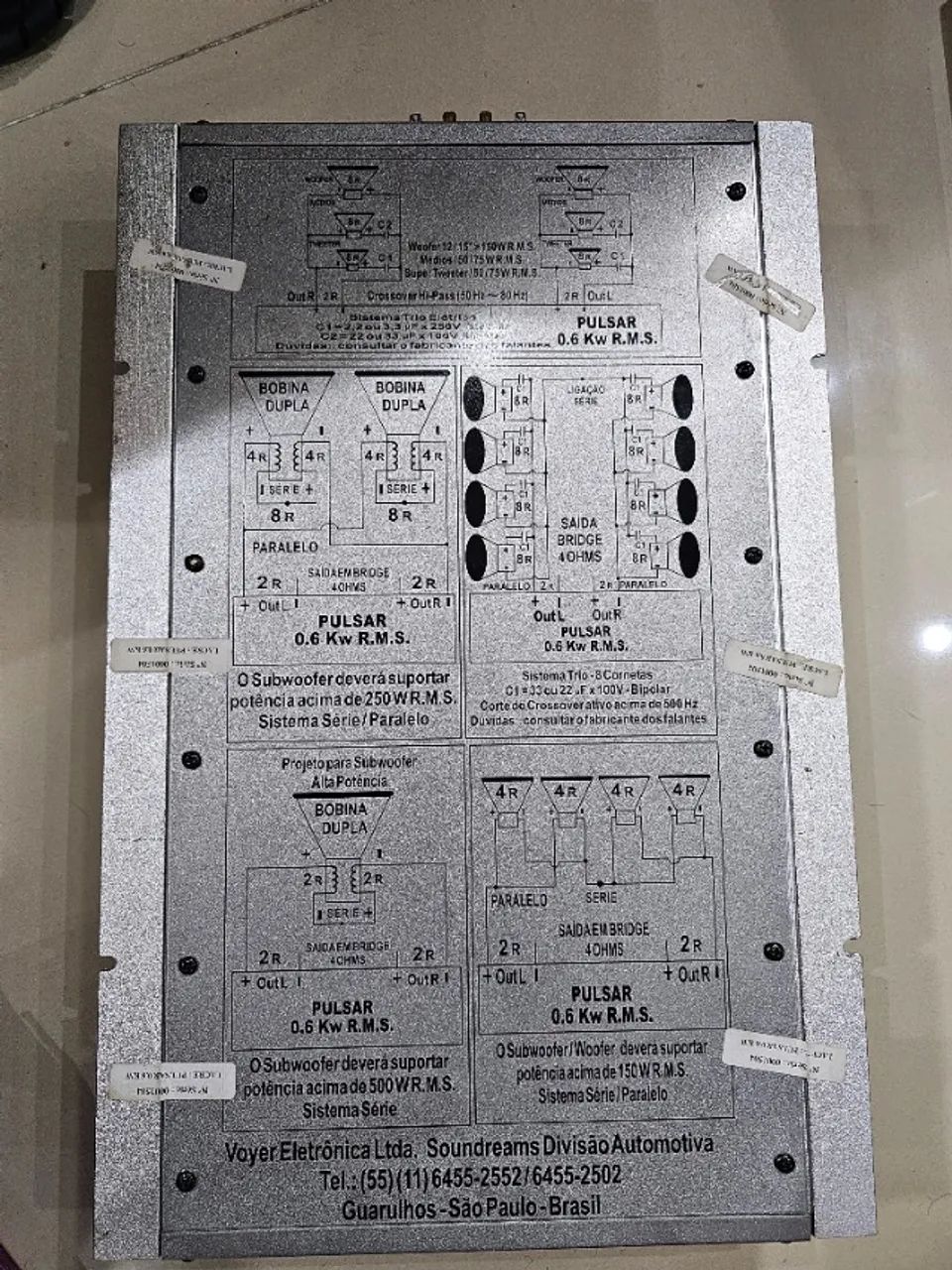 Modulo automotivo Soudreans 600wrms MOSFET - Foto 5