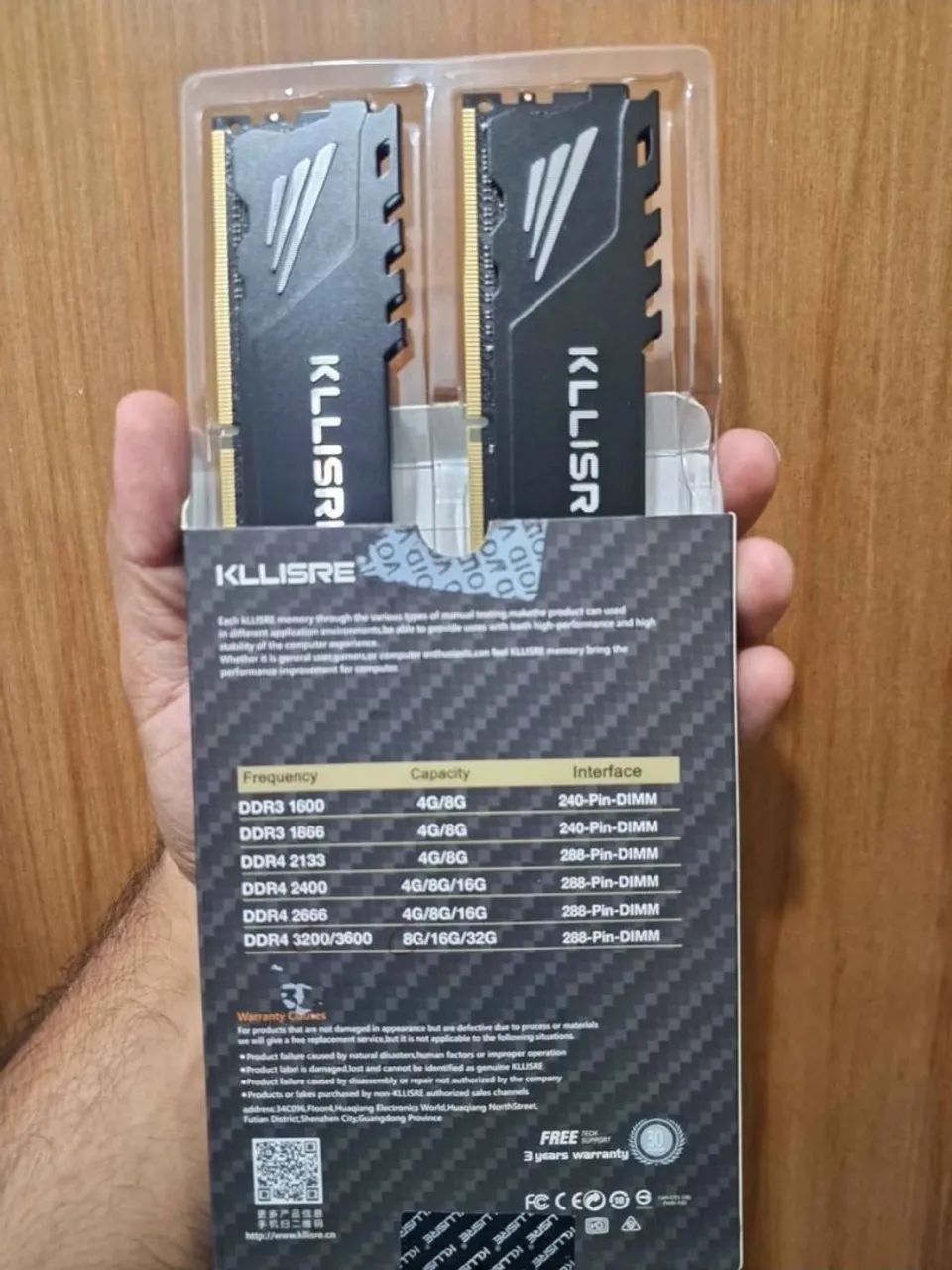 Memória DDR4 2x8(16GB)