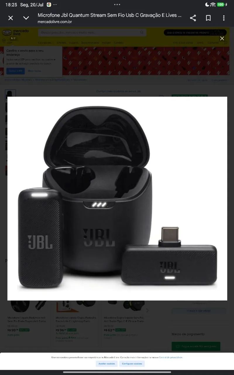 Microfone para celular 