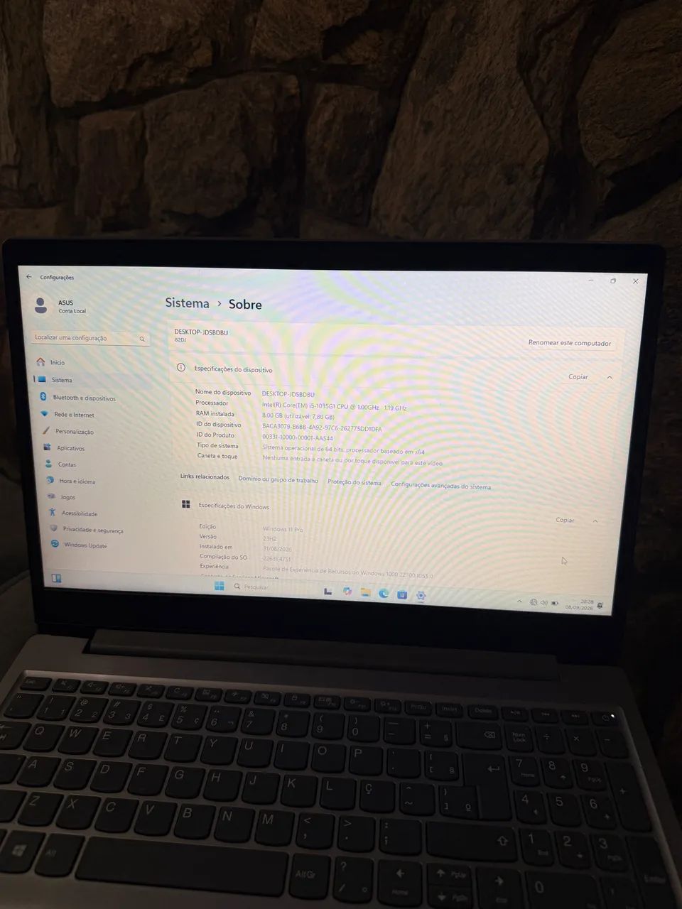 Notebook Lenovo i5 10ª Geração | 8GB RAM | SSD 256GB - Foto 5