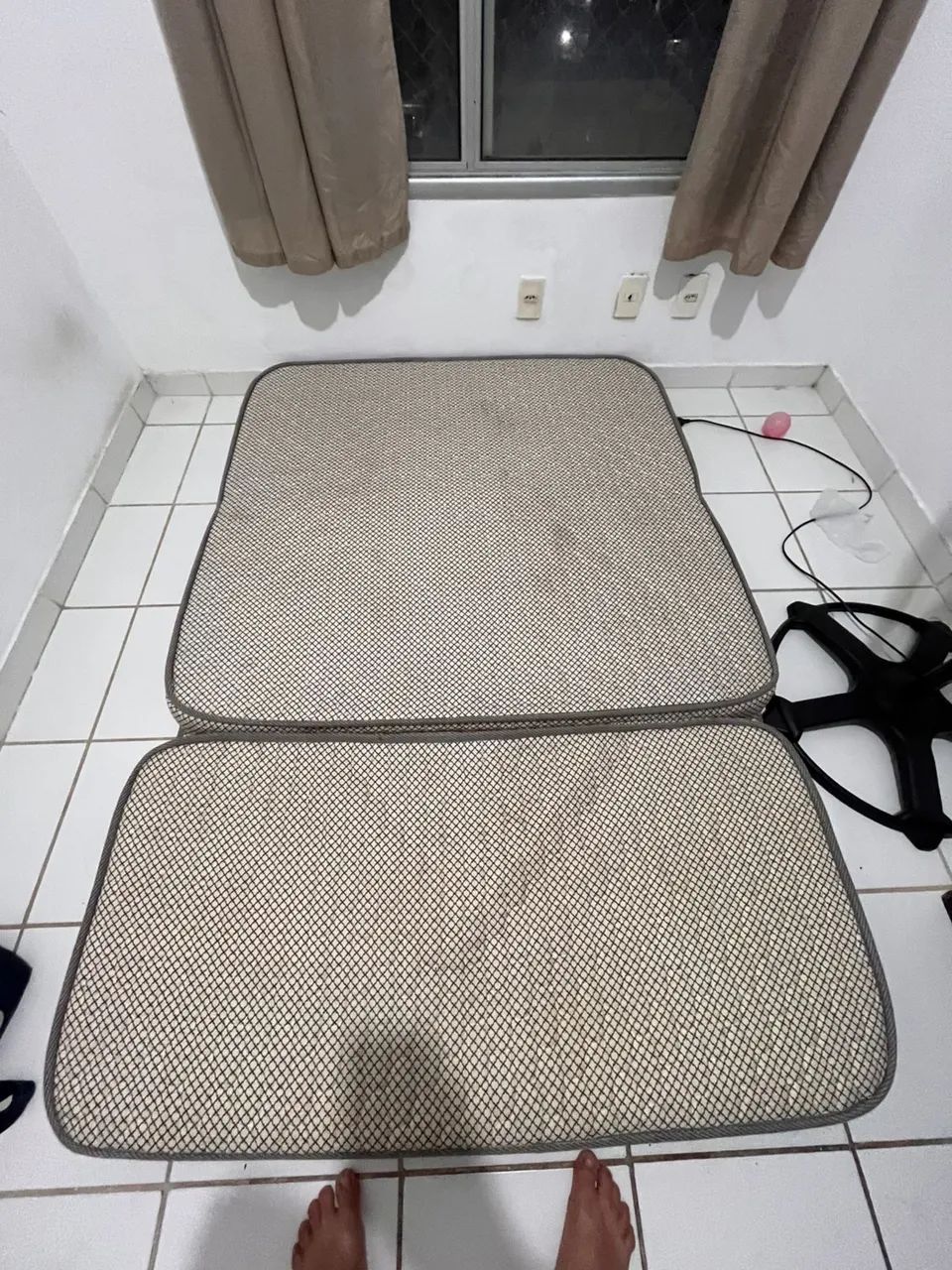 Puff dobr ável / sofá cama - Foto 2