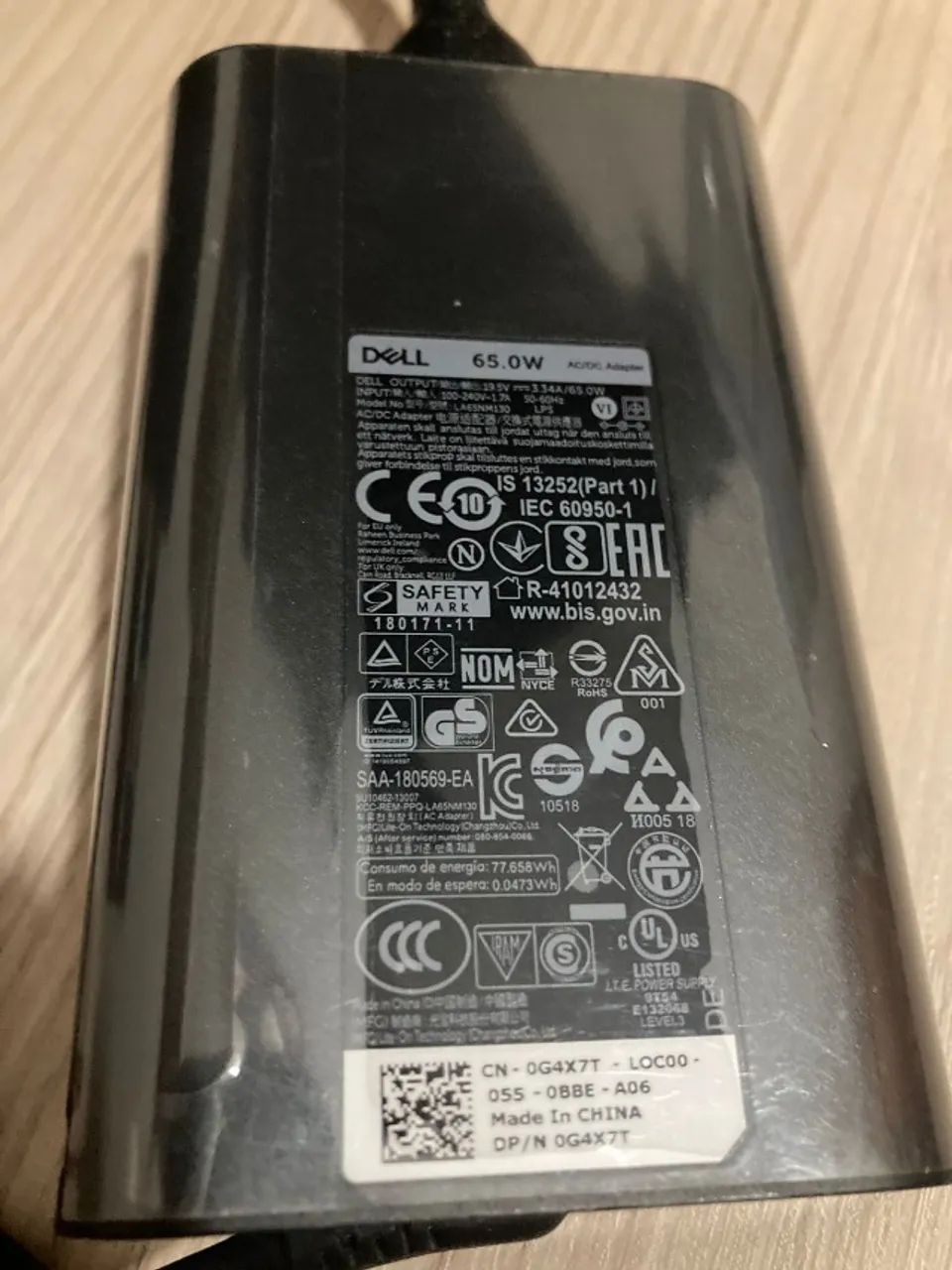 Fonte Carregador para Notebook Dell Original - 65w - Foto 3