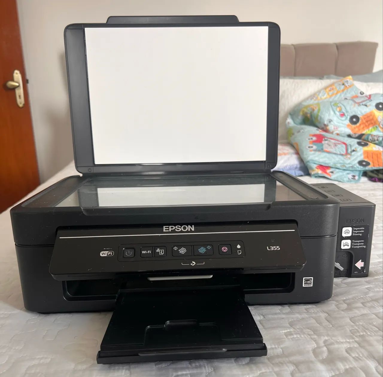 Impressora Multifuncional Epson EcoTank L355 Wi-Fi - Tanque de Tinta - Foto 3