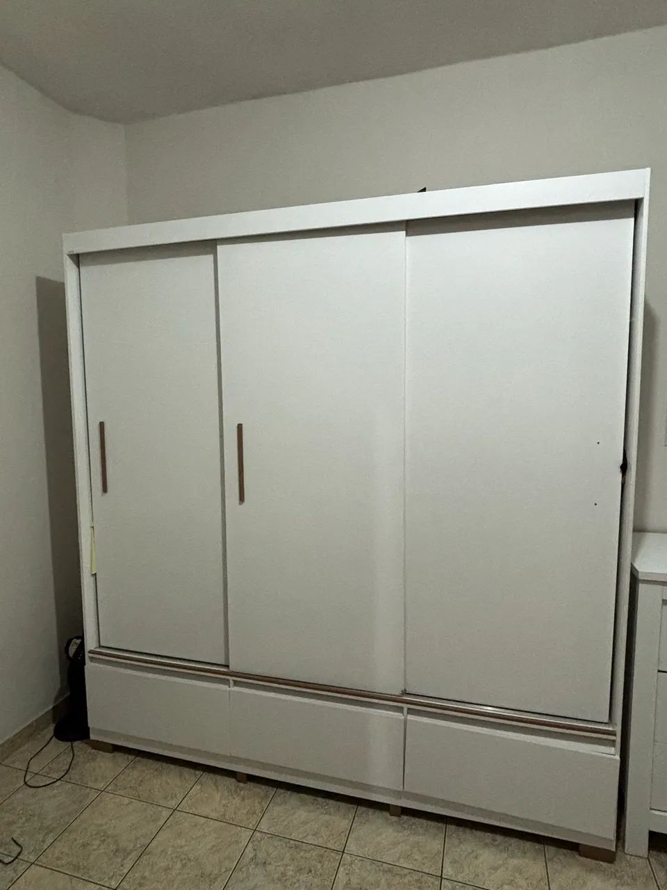 Doação guarda roupa casal branco  - Foto 2