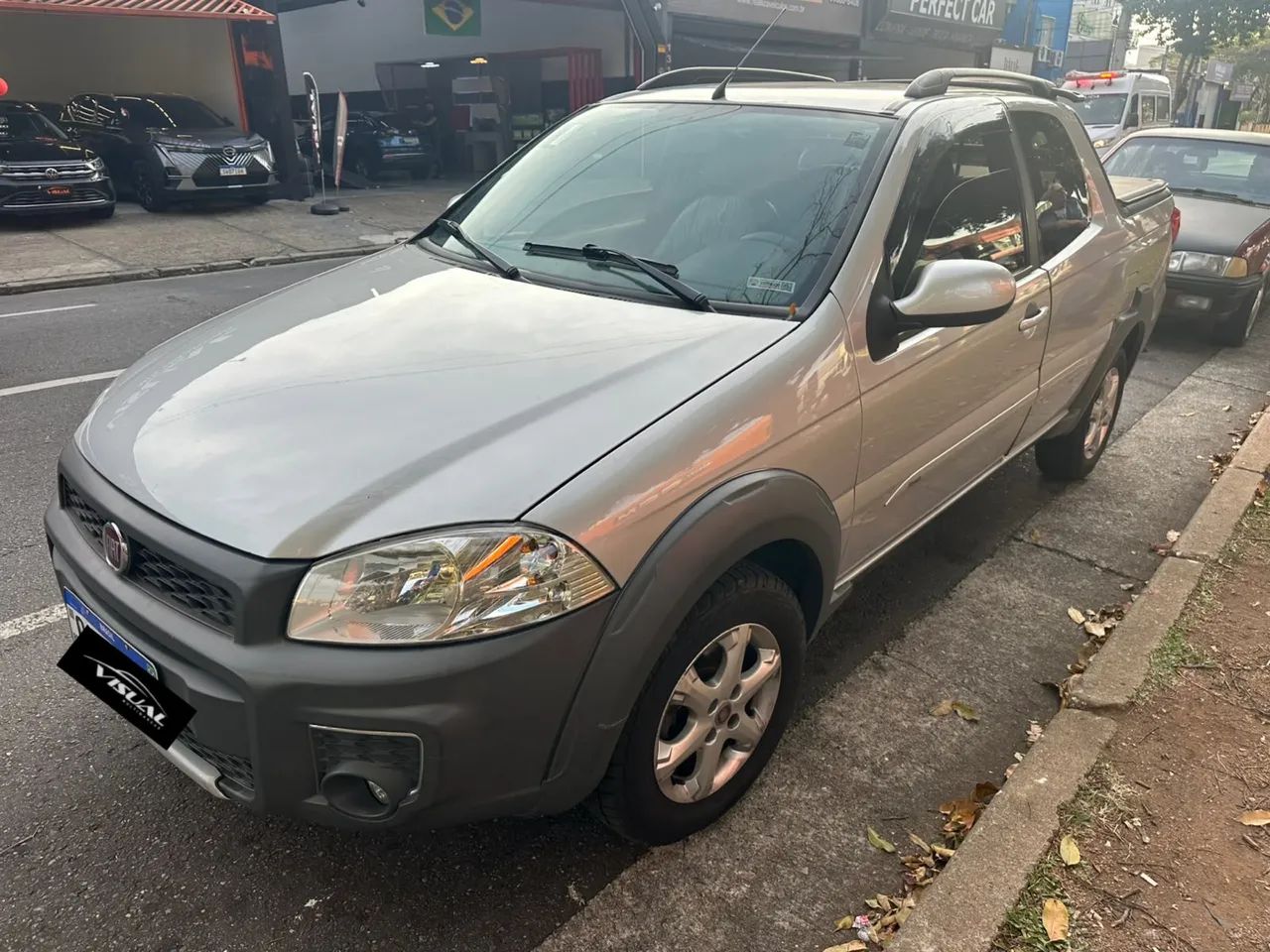 Fiat Strada Working Hard 1.4 Fire Flex 8V CD 2018 - Foto 2