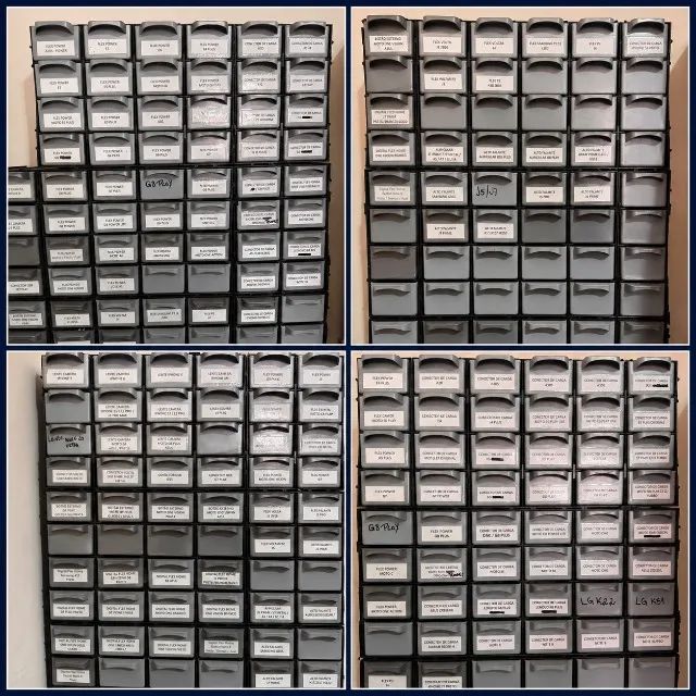 Lote completo de peças para celular Aprox 2.630 itens - Foto 2