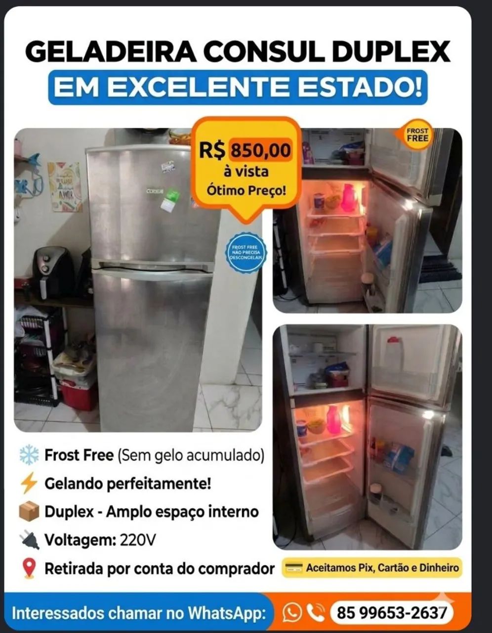 Geladeira Consul 