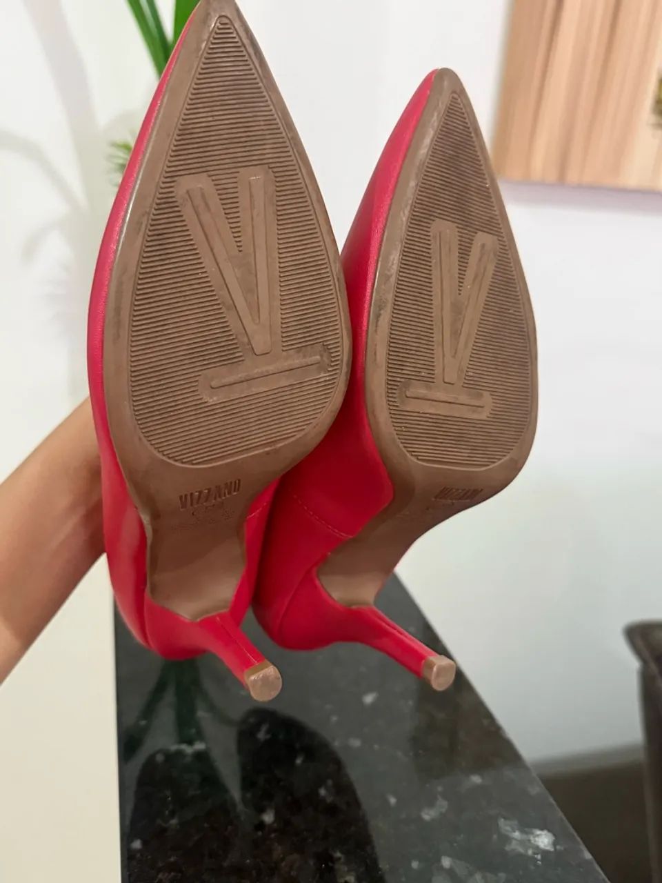 Scarpin vermelho Vizzano - Foto 3