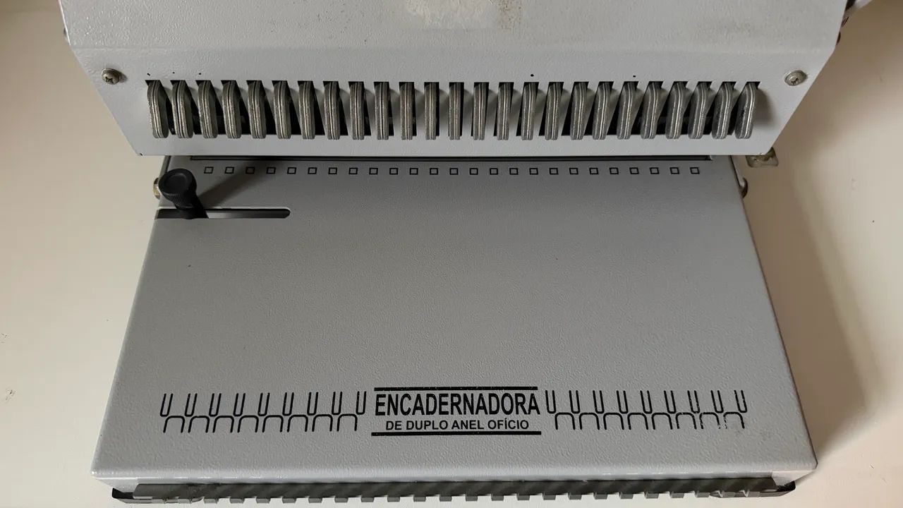 Encadernadora Excentrix Duplo Anel 2x1 Manual  - Foto 3
